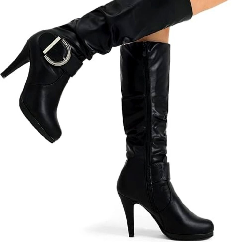 Black Stiletto Boots